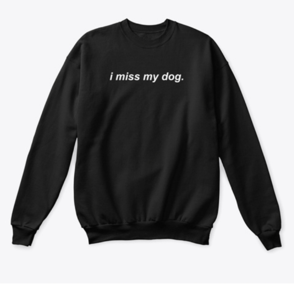 Black crewneck